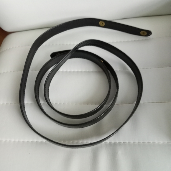 Gucci Bags Authentic Vintage Gucci Black Leather Flap Crossbody Bag